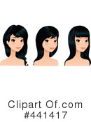 Hair Clipart #441417 by Melisende Vector
