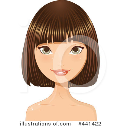 Royalty-Free (RF) Hair Clipart Illustration by Melisende Vector - Stock Sample #441422