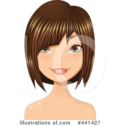 Royalty-Free (RF) Hair Clipart Illustration by Melisende Vector - Stock Sample #441427