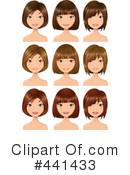 Hair Clipart #441433 by Melisende Vector