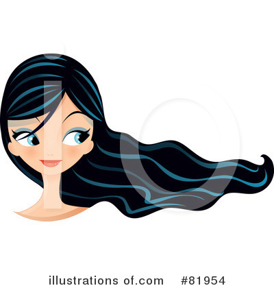 Hair Clipart #81954 by Melisende Vector