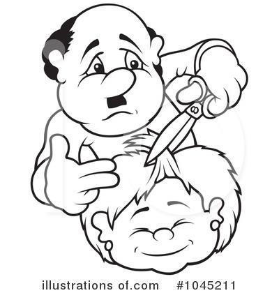 Royalty-Free (RF) Hairdresser Clipart Illustration by dero - Stock Sample #1045211