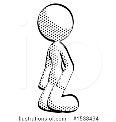 Royalty-Free (RF) Halftone Design Mascot Clipart Illustration by Leo Blanchette - Stock Sample #1538494