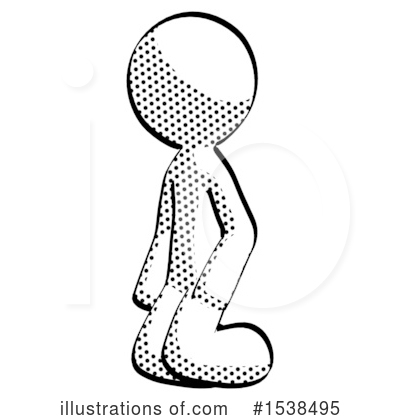 Royalty-Free (RF) Halftone Design Mascot Clipart Illustration by Leo Blanchette - Stock Sample #1538495