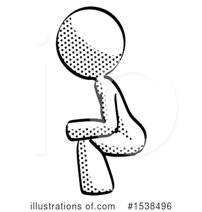 Royalty-Free (RF) Halftone Design Mascot Clipart Illustration by Leo Blanchette - Stock Sample #1538496