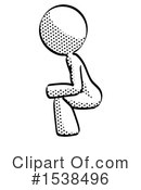 Halftone Design Mascot Clipart #1538496 by Leo Blanchette