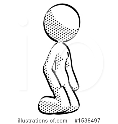 Royalty-Free (RF) Halftone Design Mascot Clipart Illustration by Leo Blanchette - Stock Sample #1538497