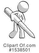 Halftone Design Mascot Clipart #1538501 by Leo Blanchette
