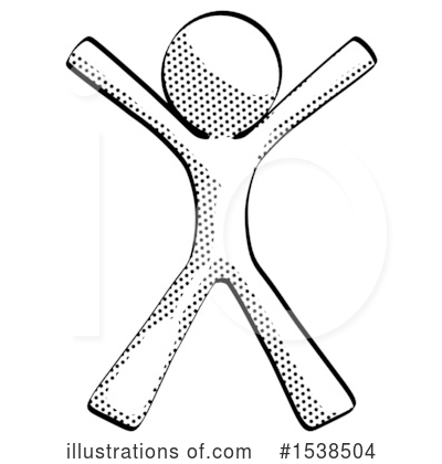 Royalty-Free (RF) Halftone Design Mascot Clipart Illustration by Leo Blanchette - Stock Sample #1538504