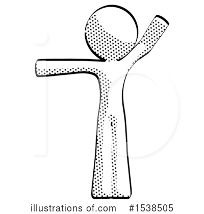 Royalty-Free (RF) Halftone Design Mascot Clipart Illustration by Leo Blanchette - Stock Sample #1538505