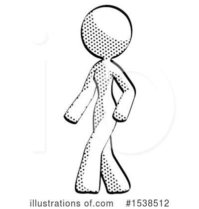 Royalty-Free (RF) Halftone Design Mascot Clipart Illustration by Leo Blanchette - Stock Sample #1538512