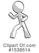 Halftone Design Mascot Clipart #1538514 by Leo Blanchette