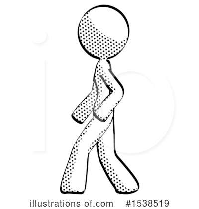 Royalty-Free (RF) Halftone Design Mascot Clipart Illustration by Leo Blanchette - Stock Sample #1538519