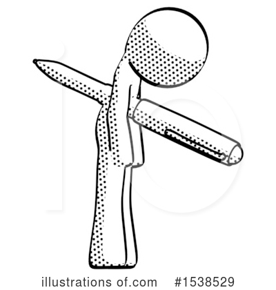 Royalty-Free (RF) Halftone Design Mascot Clipart Illustration by Leo Blanchette - Stock Sample #1538529