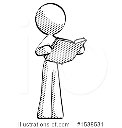 Royalty-Free (RF) Halftone Design Mascot Clipart Illustration by Leo Blanchette - Stock Sample #1538531