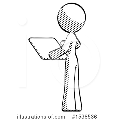 Royalty-Free (RF) Halftone Design Mascot Clipart Illustration by Leo Blanchette - Stock Sample #1538536