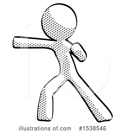 Royalty-Free (RF) Halftone Design Mascot Clipart Illustration by Leo Blanchette - Stock Sample #1538546