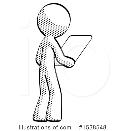 Royalty-Free (RF) Halftone Design Mascot Clipart Illustration by Leo Blanchette - Stock Sample #1538548