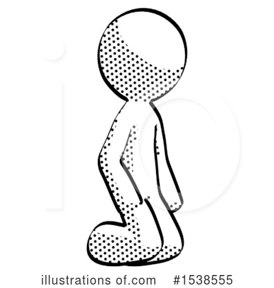 Royalty-Free (RF) Halftone Design Mascot Clipart Illustration by Leo Blanchette - Stock Sample #1538555