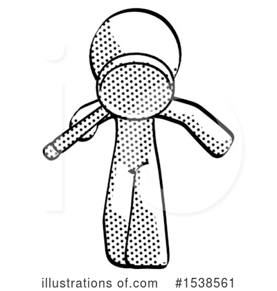 Royalty-Free (RF) Halftone Design Mascot Clipart Illustration by Leo Blanchette - Stock Sample #1538561