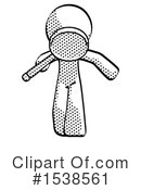 Halftone Design Mascot Clipart #1538561 by Leo Blanchette