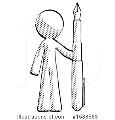 Royalty-Free (RF) Halftone Design Mascot Clipart Illustration by Leo Blanchette - Stock Sample #1538563