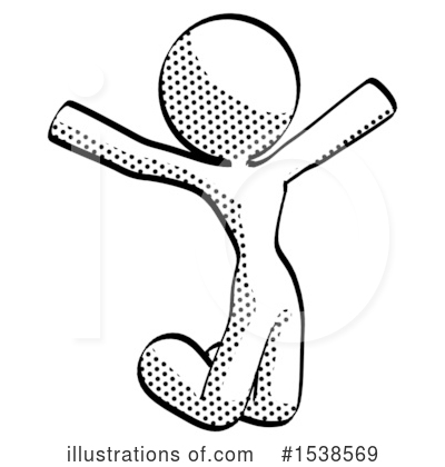Royalty-Free (RF) Halftone Design Mascot Clipart Illustration by Leo Blanchette - Stock Sample #1538569