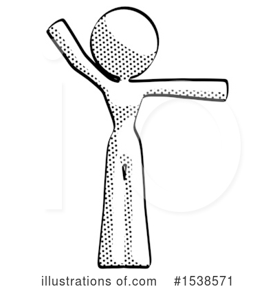 Royalty-Free (RF) Halftone Design Mascot Clipart Illustration by Leo Blanchette - Stock Sample #1538571