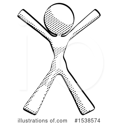 Royalty-Free (RF) Halftone Design Mascot Clipart Illustration by Leo Blanchette - Stock Sample #1538574