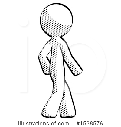 Royalty-Free (RF) Halftone Design Mascot Clipart Illustration by Leo Blanchette - Stock Sample #1538576
