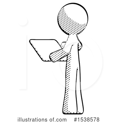 Royalty-Free (RF) Halftone Design Mascot Clipart Illustration by Leo Blanchette - Stock Sample #1538578