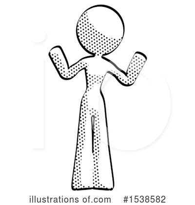 Royalty-Free (RF) Halftone Design Mascot Clipart Illustration by Leo Blanchette - Stock Sample #1538582