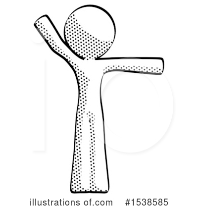 Royalty-Free (RF) Halftone Design Mascot Clipart Illustration by Leo Blanchette - Stock Sample #1538585