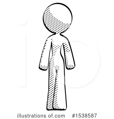 Royalty-Free (RF) Halftone Design Mascot Clipart Illustration by Leo Blanchette - Stock Sample #1538587