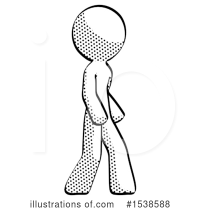 Royalty-Free (RF) Halftone Design Mascot Clipart Illustration by Leo Blanchette - Stock Sample #1538588