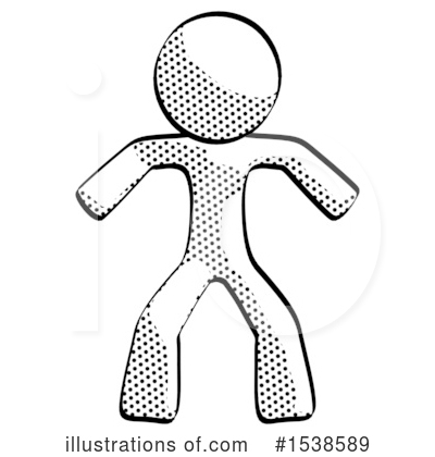 Royalty-Free (RF) Halftone Design Mascot Clipart Illustration by Leo Blanchette - Stock Sample #1538589