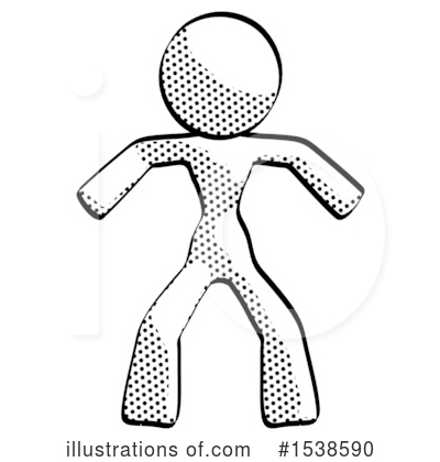 Royalty-Free (RF) Halftone Design Mascot Clipart Illustration by Leo Blanchette - Stock Sample #1538590