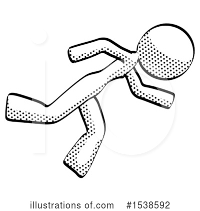Royalty-Free (RF) Halftone Design Mascot Clipart Illustration by Leo Blanchette - Stock Sample #1538592