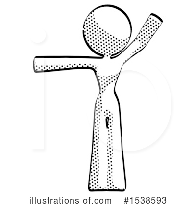 Royalty-Free (RF) Halftone Design Mascot Clipart Illustration by Leo Blanchette - Stock Sample #1538593