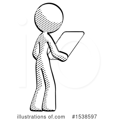 Royalty-Free (RF) Halftone Design Mascot Clipart Illustration by Leo Blanchette - Stock Sample #1538597
