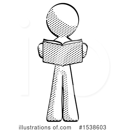 Royalty-Free (RF) Halftone Design Mascot Clipart Illustration by Leo Blanchette - Stock Sample #1538603
