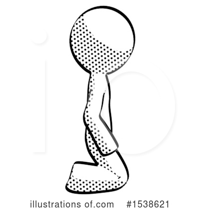Royalty-Free (RF) Halftone Design Mascot Clipart Illustration by Leo Blanchette - Stock Sample #1538621