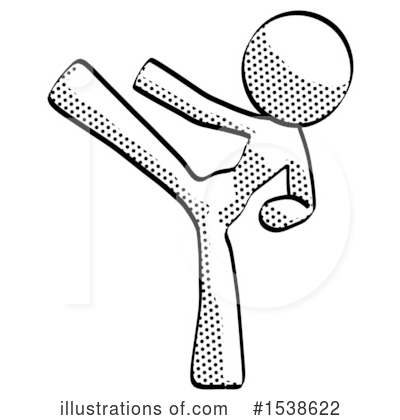 Royalty-Free (RF) Halftone Design Mascot Clipart Illustration by Leo Blanchette - Stock Sample #1538622
