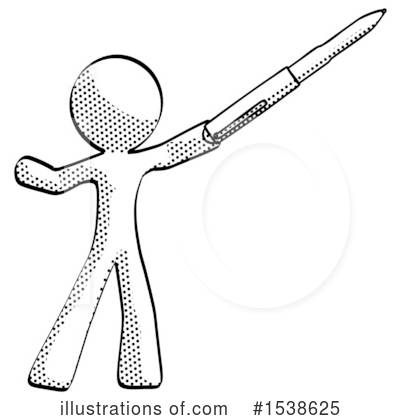 Royalty-Free (RF) Halftone Design Mascot Clipart Illustration by Leo Blanchette - Stock Sample #1538625