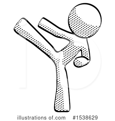 Royalty-Free (RF) Halftone Design Mascot Clipart Illustration by Leo Blanchette - Stock Sample #1538629