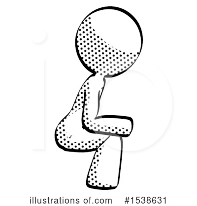 Royalty-Free (RF) Halftone Design Mascot Clipart Illustration by Leo Blanchette - Stock Sample #1538631