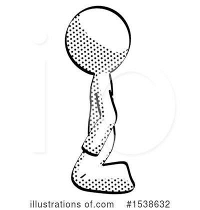 Royalty-Free (RF) Halftone Design Mascot Clipart Illustration by Leo Blanchette - Stock Sample #1538632