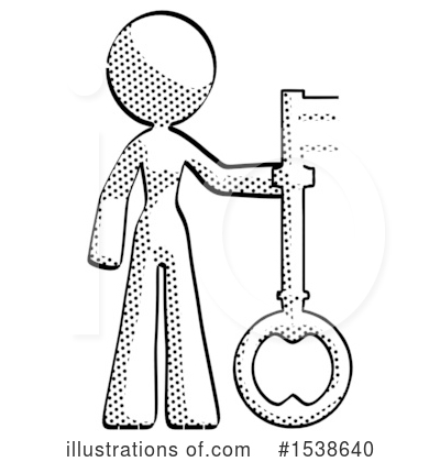 Royalty-Free (RF) Halftone Design Mascot Clipart Illustration by Leo Blanchette - Stock Sample #1538640