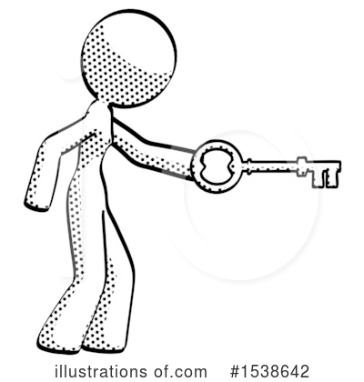 Royalty-Free (RF) Halftone Design Mascot Clipart Illustration by Leo Blanchette - Stock Sample #1538642