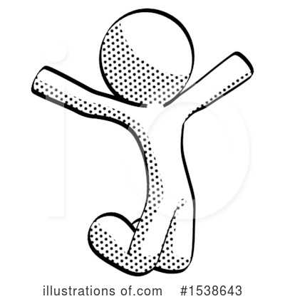 Royalty-Free (RF) Halftone Design Mascot Clipart Illustration by Leo Blanchette - Stock Sample #1538643